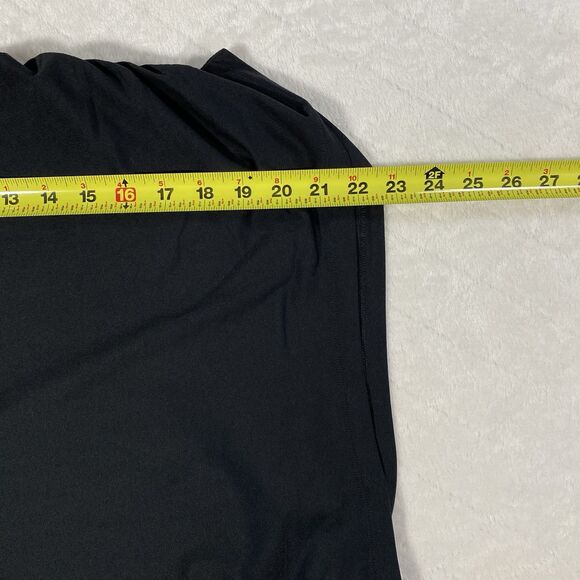 Abercrombie & Fitch YPB PowerSoft Black Muscle Tank Rouched Sides Women's XXL - Picture 9 of 9